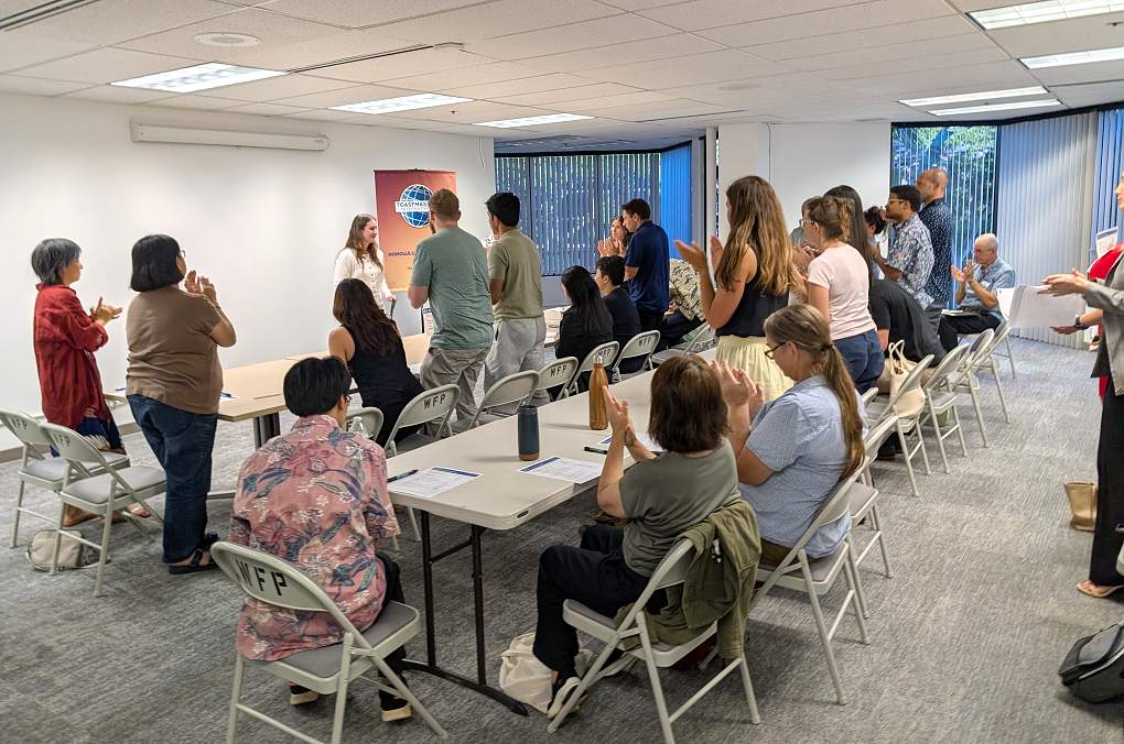 Public speaking in Honolulu, Hawaii